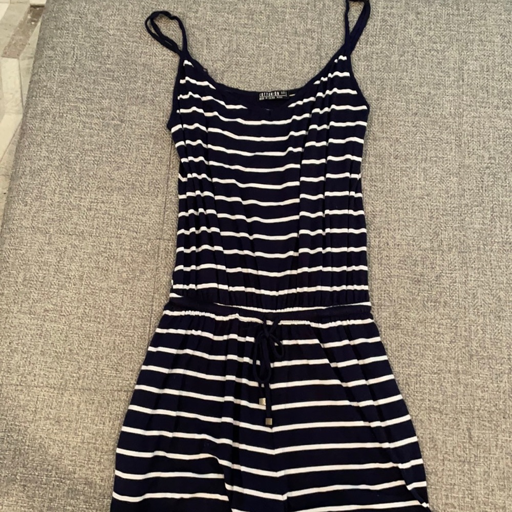 Striped romper